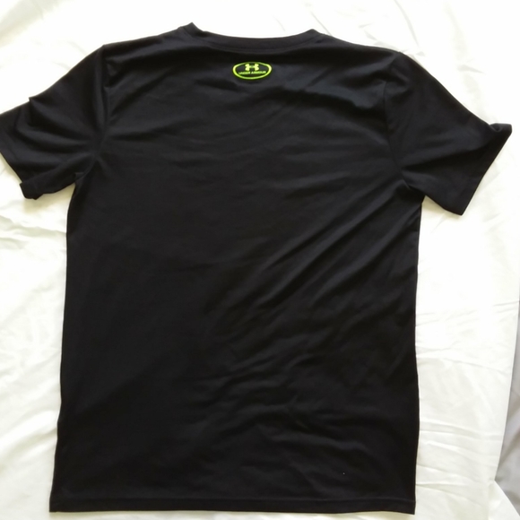 Under Armour HeatGear Glow in the Dark Logo Shirt - Picture 5 of 6